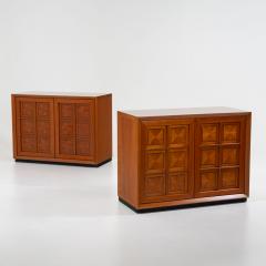 Pair of sideboards by Mobili i Caccia alla Volpe Italy 1970s - 3607466