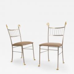 Pair of swan chairs USA 1970  - 4540281