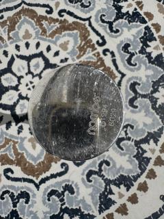 Pair of tall Nambe Polished Aluminum Candleholders - 4398078