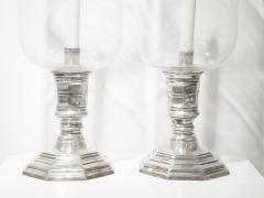 Pair of tealights silver plated French Work from 1900s - 1060825