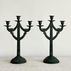 Pair of three arm candelabras probably Norway or Sweden early 20th century - 4628273