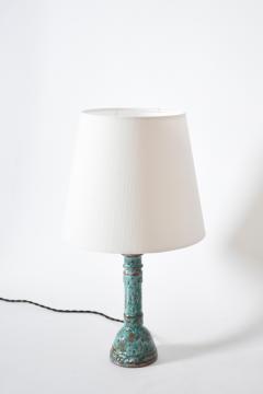 Pair of turquoise and brown lamps  - 4684337
