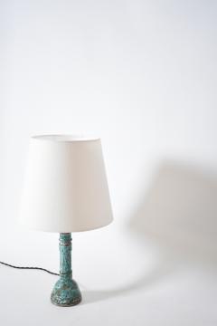 Pair of turquoise and brown lamps  - 4684338