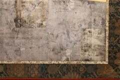 Pair ofJapanese Six Panel Screens Rimpa Flower Landscapes - 3138342