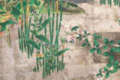 Pair ofJapanese Six Panel Screens Rimpa Flower Landscapes - 3138343