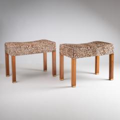 Paire de tabourets l opard - 4331678