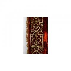 Pairs of Italian Renaissance Style Scarlet Velvet Embroidered Drapes - 4655570