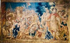 Palatial 17th Century Flemish Tapestry Daris at Constantinople Wall Art Silk - 3860421