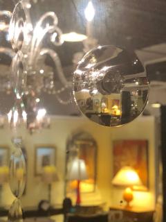 Palatial Art Deco Bubble Form Console or over the Mantel Mirror - 3526168