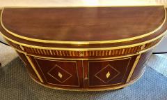 Palatial Russian Neoclassical Style Demilune Console Cabinet - 2938823