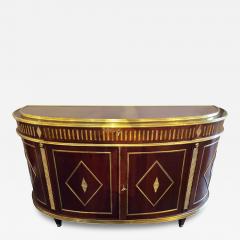 Palatial Russian Neoclassical Style Demilune Console Cabinet - 2956924