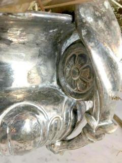 Palatial Silver Plated Claw Footed Centrepiece in Custom Form Antique Bowl - 1288000