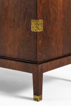 Palle Suenson Cabinet or Wardrobe in Brass and Rosewood by Palle Suenson 1930s - 4555505