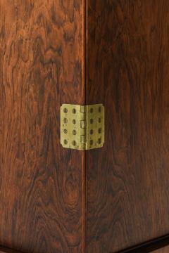 Palle Suenson Cabinet or Wardrobe in Brass and Rosewood by Palle Suenson 1930s - 4555506