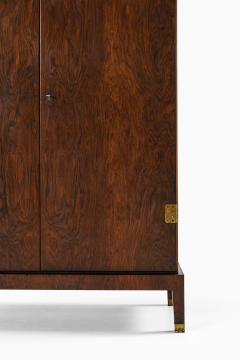 Palle Suenson Cabinet or Wardrobe in Brass and Rosewood by Palle Suenson 1930s - 4555517