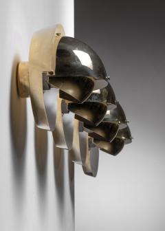 Palle Suenson Set of 4 Palle Suenson brass wall lamps - 4118775