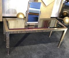 Palm tree and bronze end leg chicest coffee table - 998357