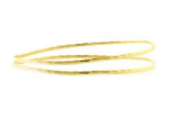 Paloma Picasso PALOMA PICASSO FOR TIFFANY CO 18KT GOLD TEXTURED BANGLE BRACELETS - 3165488