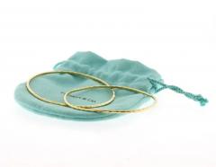 Paloma Picasso PALOMA PICASSO FOR TIFFANY CO 18KT GOLD TEXTURED BANGLE BRACELETS - 3165492