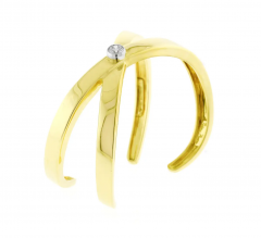 Paloma Picasso PALOMA PICASSO FOR TIFFANY CO GRAFFITI DIAMOND BANGLE CUFF BRACELET - 2623268