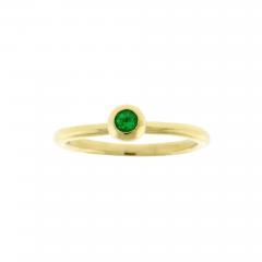 Paloma Picasso Paloma Picasso 18kt Emerald Bezel Set Ring - 3900690