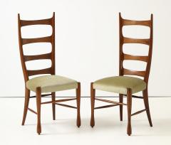 Paolo Buffa 1950s Paolo Buffa High Back Side Chairs - 3947684