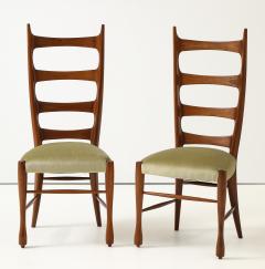 Paolo Buffa 1950s Paolo Buffa High Back Side Chairs - 3947686