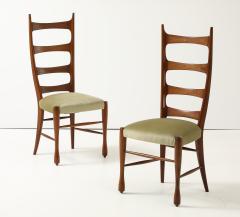 Paolo Buffa 1950s Paolo Buffa High Back Side Chairs - 3947693