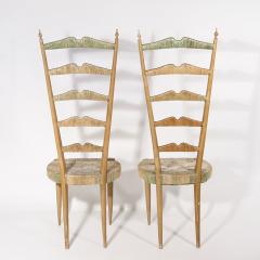 Paolo Buffa A PAIR OF 1950S ELEGANT HIGH BACK SIDE CHAIRS - 1904459