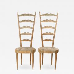 Paolo Buffa A PAIR OF 1950S ELEGANT HIGH BACK SIDE CHAIRS - 1905021