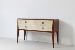 Paolo Buffa Chest of drawers in walnut with nice long and thin legs and brass handles  - 2937125