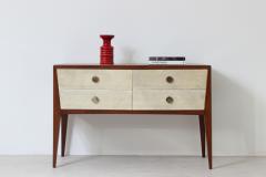 Paolo Buffa Chest of drawers in walnut with nice long and thin legs and brass handles  - 2937128