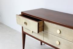 Paolo Buffa Chest of drawers in walnut with nice long and thin legs and brass handles  - 2937138