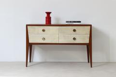 Paolo Buffa Chest of drawers in walnut with nice long and thin legs and brass handles  - 2937151