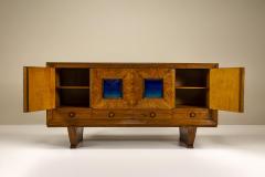 Paolo Buffa Credenza attributed to Paolo Buffa in Indian Rosewood and Burlwood Italy 1940s - 4083882