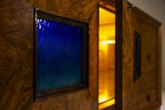 Paolo Buffa Credenza attributed to Paolo Buffa in Indian Rosewood and Burlwood Italy 1940s - 4083883