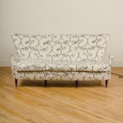 Paolo Buffa Elegant graceful Italian sofa with winged back details attrib to Paolo Buffa - 1886349