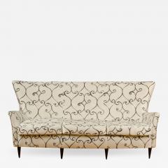 Paolo Buffa Elegant graceful Italian sofa with winged back details attrib to Paolo Buffa - 1888018