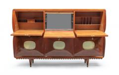 Paolo Buffa Fabulous Mid Century Bar Cabinet Attr to Paolo Buffa 1950 - 2652838