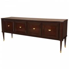 Paolo Buffa Fine Italian Modern Palisander Mahogany and Brass Sideboard Paolo Buffa - 4274465