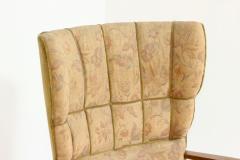 Paolo Buffa High Wingback Armchair by Paolo Buffa 1940 Italy - 3568483