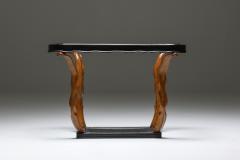 Paolo Buffa Italian Art Deco occasional table with glass top by Pfa 1940s - 1962444