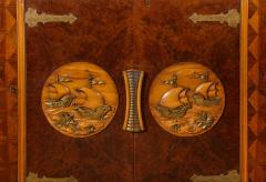 Paolo Buffa Italian Carved Walnut and Parquetry Sideboard with Nautical Reliefs - 4712409