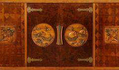 Paolo Buffa Italian Carved Walnut and Parquetry Sideboard with Nautical Reliefs - 4712410