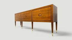 Paolo Buffa Italian Mid Century Inlayed Sideboard designed by Paolo Buffa 1950s - 4654559