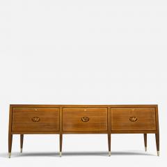 Paolo Buffa Italian Mid Century Inlayed Sideboard designed by Paolo Buffa 1950s - 4659342