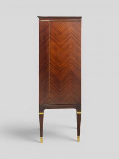 Paolo Buffa Italian Mid Century Inlayed Sideboard or Cabinet Bar designed by Paolo Buffa - 4742896