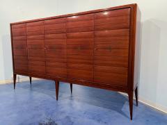 Paolo Buffa Italian Mid Century Modern Tall Sideboard Cabinet Designed by Paolo Buffa 1950 - 2855866