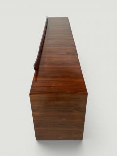 Paolo Buffa Italian Midcentury Paolo Buffa Walnut Sideboard with Brass Medallions 1950s - 4654525