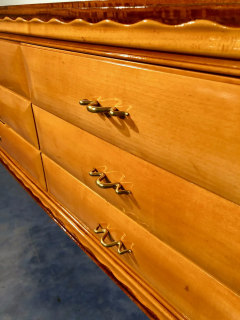 Paolo Buffa Italian Midcentury Sideboard or Chest of Drawers by Paolo Buffa 1950s - 2601041